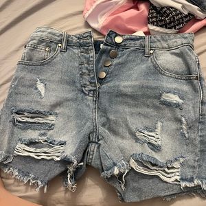 Denim shorts perfect for teens or pre teens!